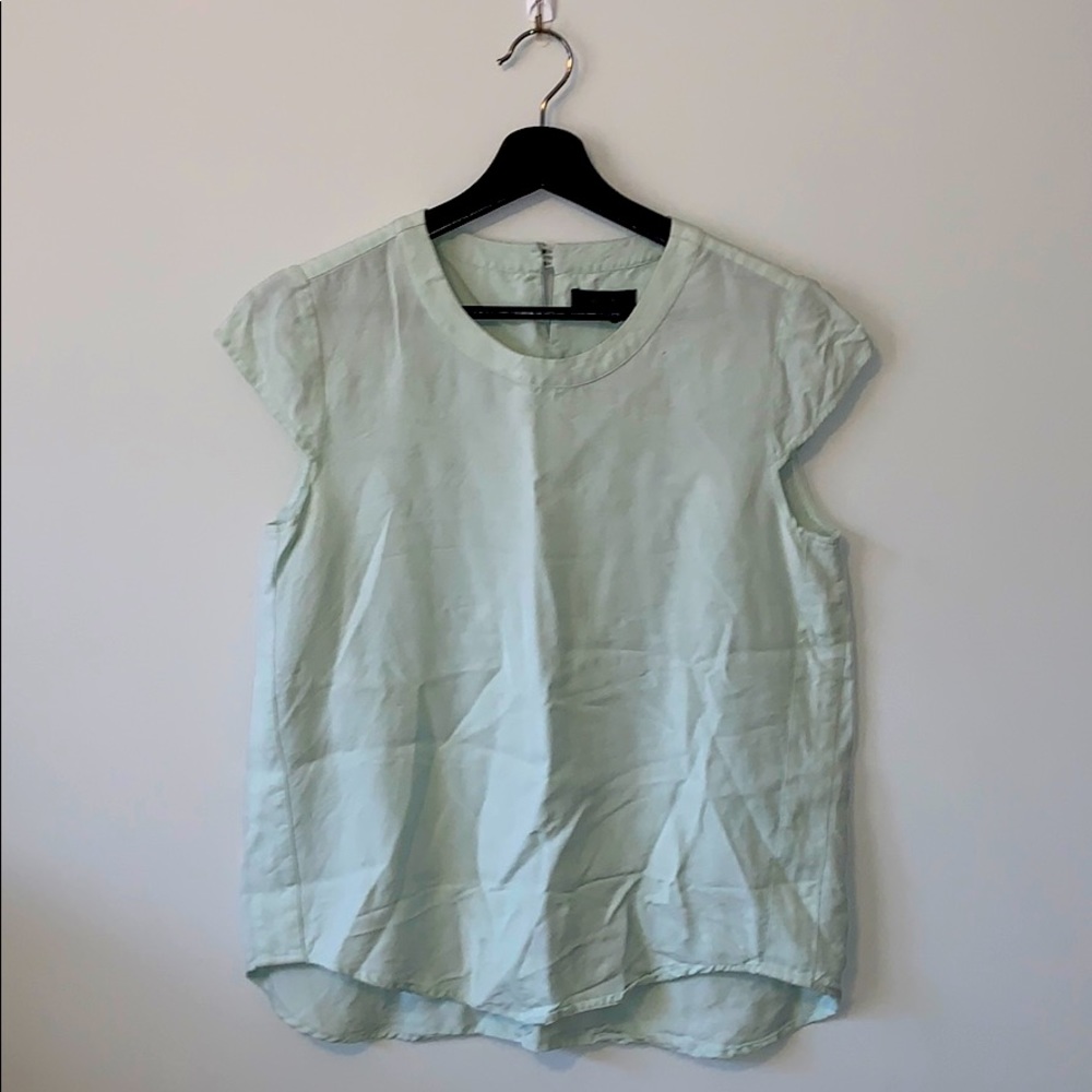 JCrew cap sleeve blouse